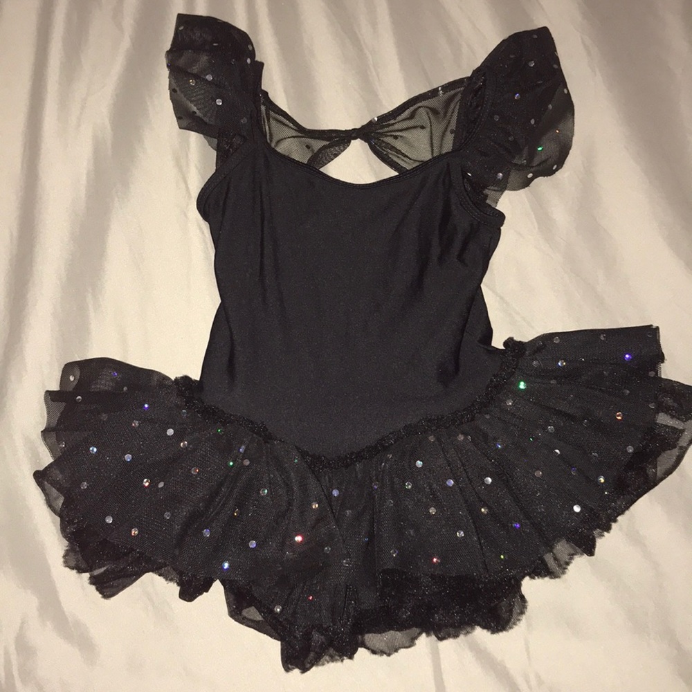 2/4 Wear Moi black leotard